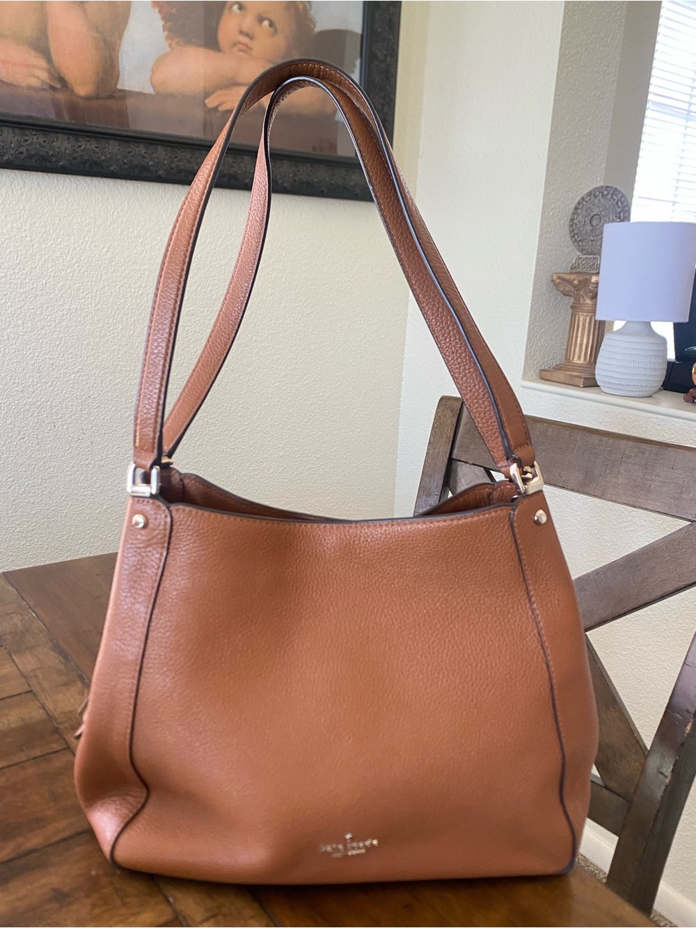 Kate Spade Pebbled Leather Shoulder Bag in Cognac
Brown